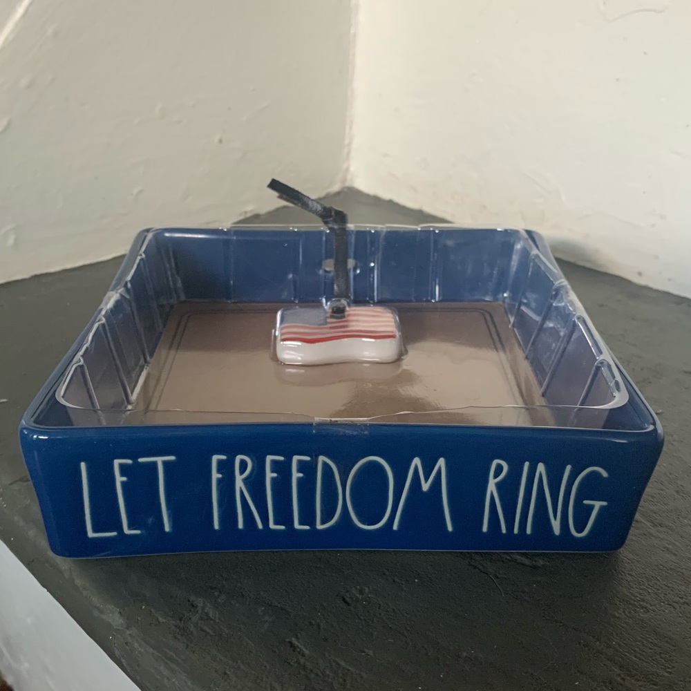 Rae Dunn LET FREEDOM RING Napkin Holder